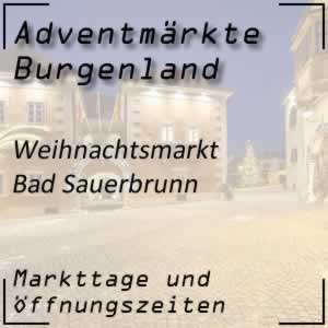 Adventmarkt Bad Sauerbrunn Christbaumdorf