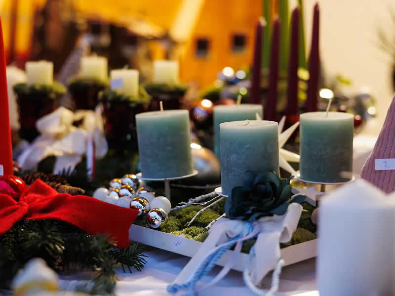 Gestecke am Adventmarkt in Rohrbach bei Mattersburg