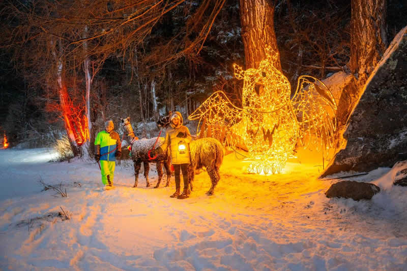 Lichterpfad beim Adventmarkt in Mallnitz, K&auml;rnten