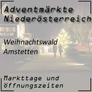 Adventmarkt Amstetten Weihnachtswald