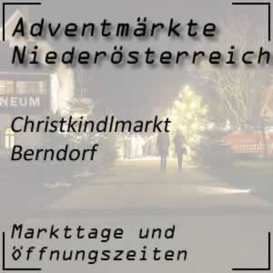 Christkindlmarkt Berndorf Theaterpark