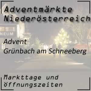 Adventmarkt Grünbach am Schneeberg