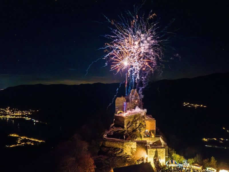 Burgadvent Burgruine Aggstein
