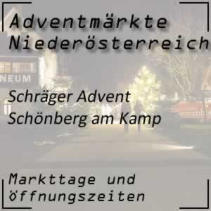 Schräger Advent Schönberg am Kamp