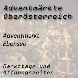 Adventmarkt Ebensee beim Traunsee