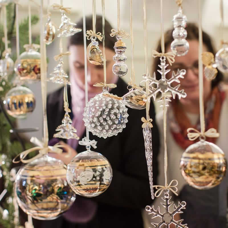 Christbaumschmuck beim Weinberger Schlossadvent in Kefermarkt