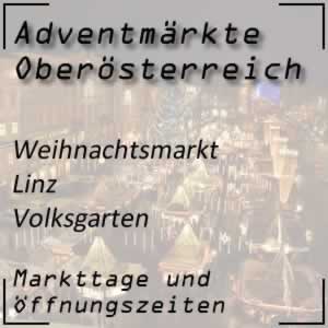 Weihnachtsmarkt Linz Volksgarten