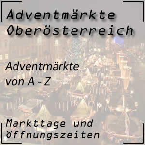 Liste der Adventmärkte in Oberösterreich