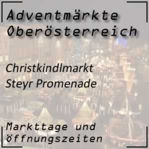 Christkindlmarkt Steyr Promenade