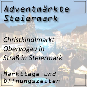 Christkindlmarkt Obervogau in Straß in Steiermark