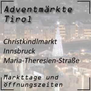 Christkindlmarkt Innsbruck Maria-Theresien-Straße