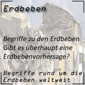 Erdbeben Erdbebenvorhersage