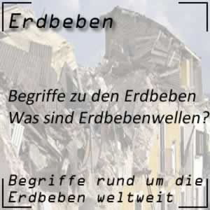 Erdbeben Erdbebenwellen Wellenarten