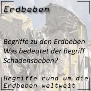 Erdbeben Schadensbeben