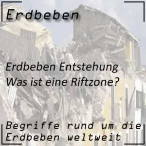 Erdbeben Ursachen Riftzone