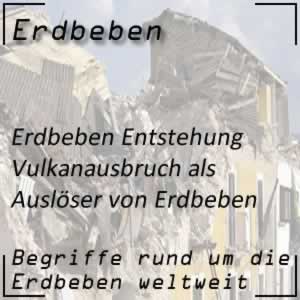 Erdbeben Ursache Vulkanausbruch