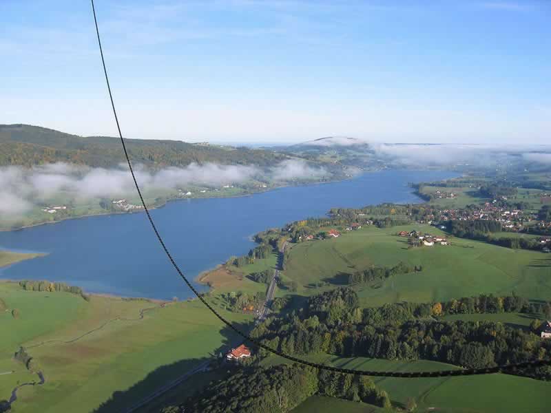 Irrsee oder Zellersee beim Mondsee in Oberösterreich