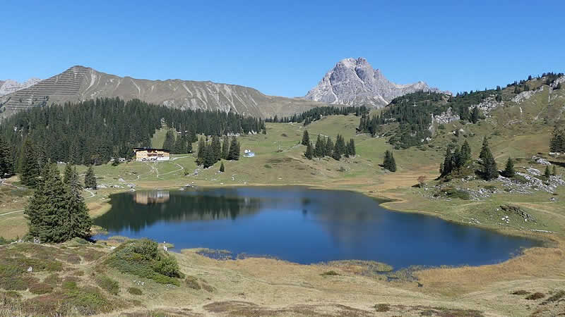 Körbersee Bergsee in Vorarlberg