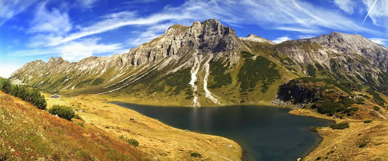 Oberhüttensee in den Radstädter Tauern Salzburg