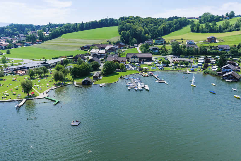 Obertrumer See im Salzburger Seenland