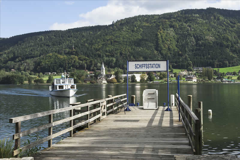 Ossiacher See bei Villach in Kärnten