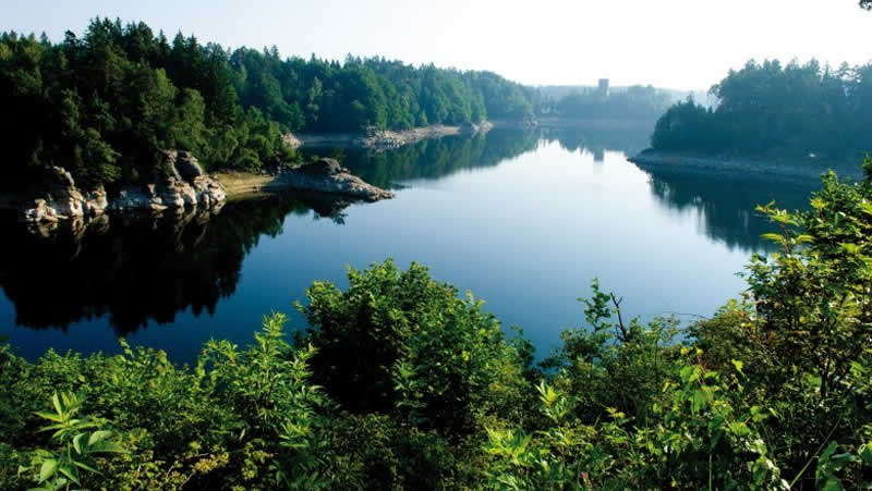 Ottensteiner Stausee im Waldviertel Niederösterreich