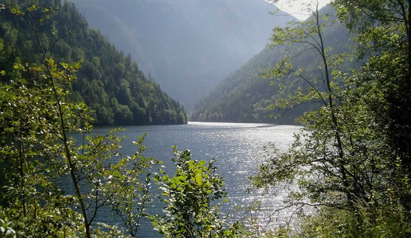 Salza-Stausee bei Bad Mitterndorf in der Steiermark