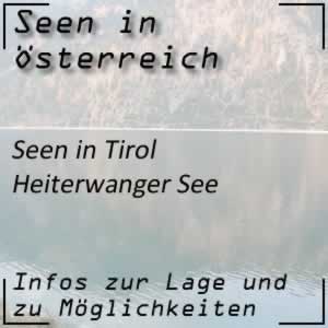 Heiterwanger See im Außerfern Tirol