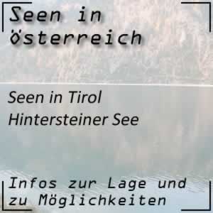 Hintersteiner See bei Scheffau Tirol
