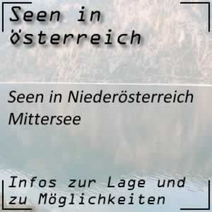 Mittersee beim Lunzer See Niederösterreich