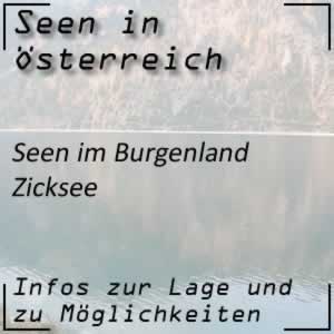 Zicksee im Burgenland