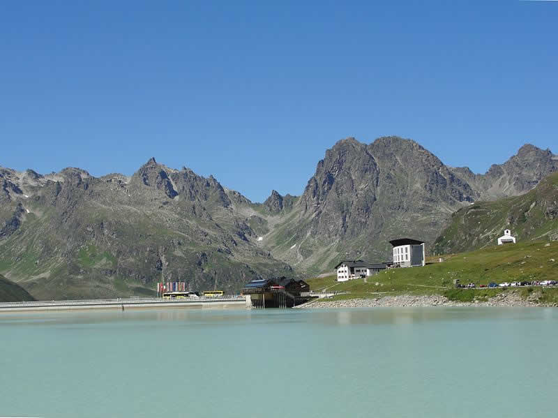 Silvretta-Stausee - Stausee im Silvretta Bergmassiv ...