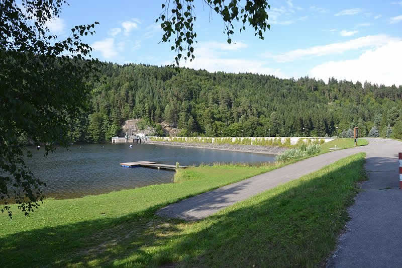 Thurnberger Stausee im Kamptal in Niederösterreich