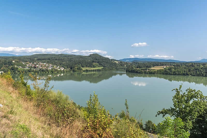 Völkermarkter Stausee in Kärnten