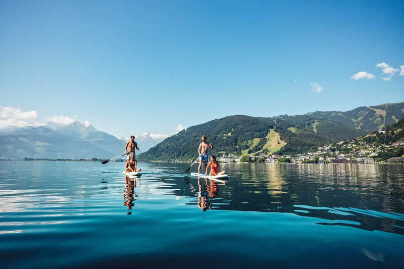 Zeller See bei Zell am See in Salzburg