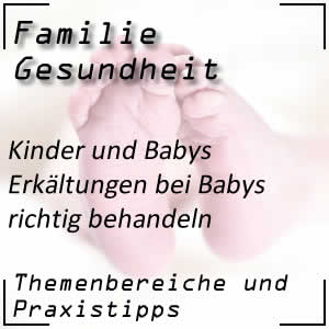 Erkältung bei Babys behandeln