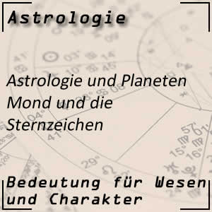 Mond im Sternzeichen der Astrologie