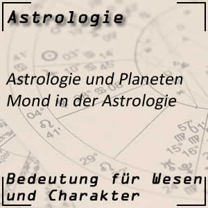 Mond bei der Astrologie