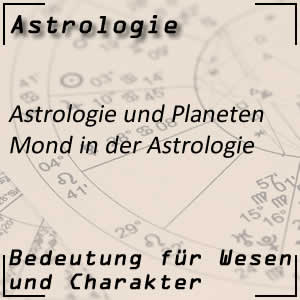 Mond bei der Astrologie