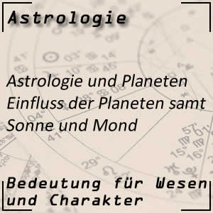 Sonne, Mond und Planeten in der Astrologie