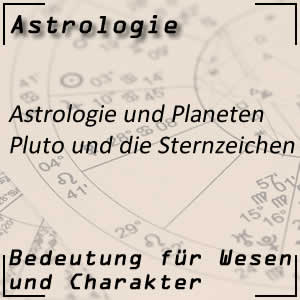 Pluto im Sternzeichen