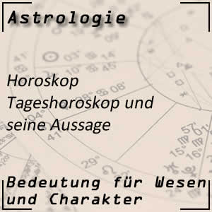 Tageshoroskop in der Astrologie