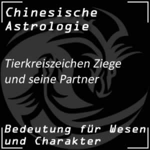 Partnerschaft tiger ziege Chinesisches Partnerhoroskop