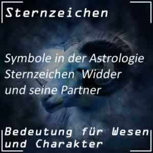 Sternzeichen Widder und Partner