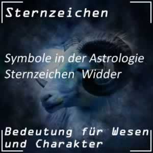 Astrologie Sternzeichen Widder