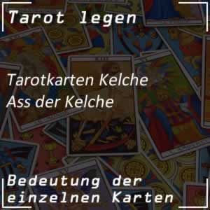 Tarotkarte Ass der Kelche