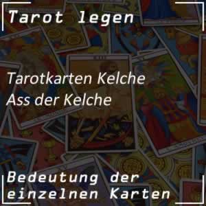 Tarotkarte Ass der Kelche