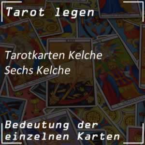 Tarotkarte Sechs Kelche