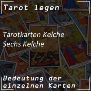 Tarotkarte Sechs Kelche