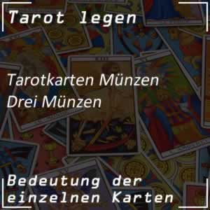 Tarotkarte Drei Münzen